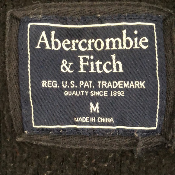 Abercrombie and Fitch Zip Up Sweatshirt - Picture 2 of 3